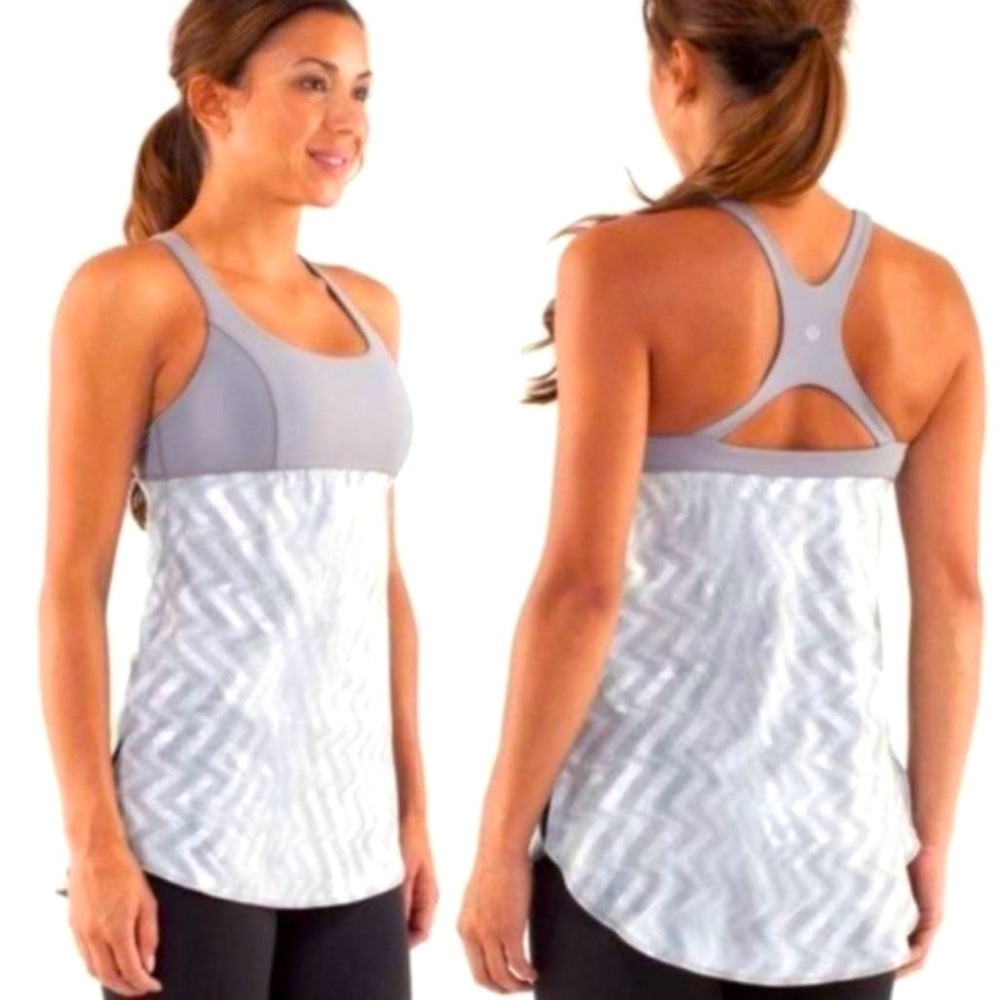 Lululemon Venus Athletic Tank (Blazer Fossil, Size 4)